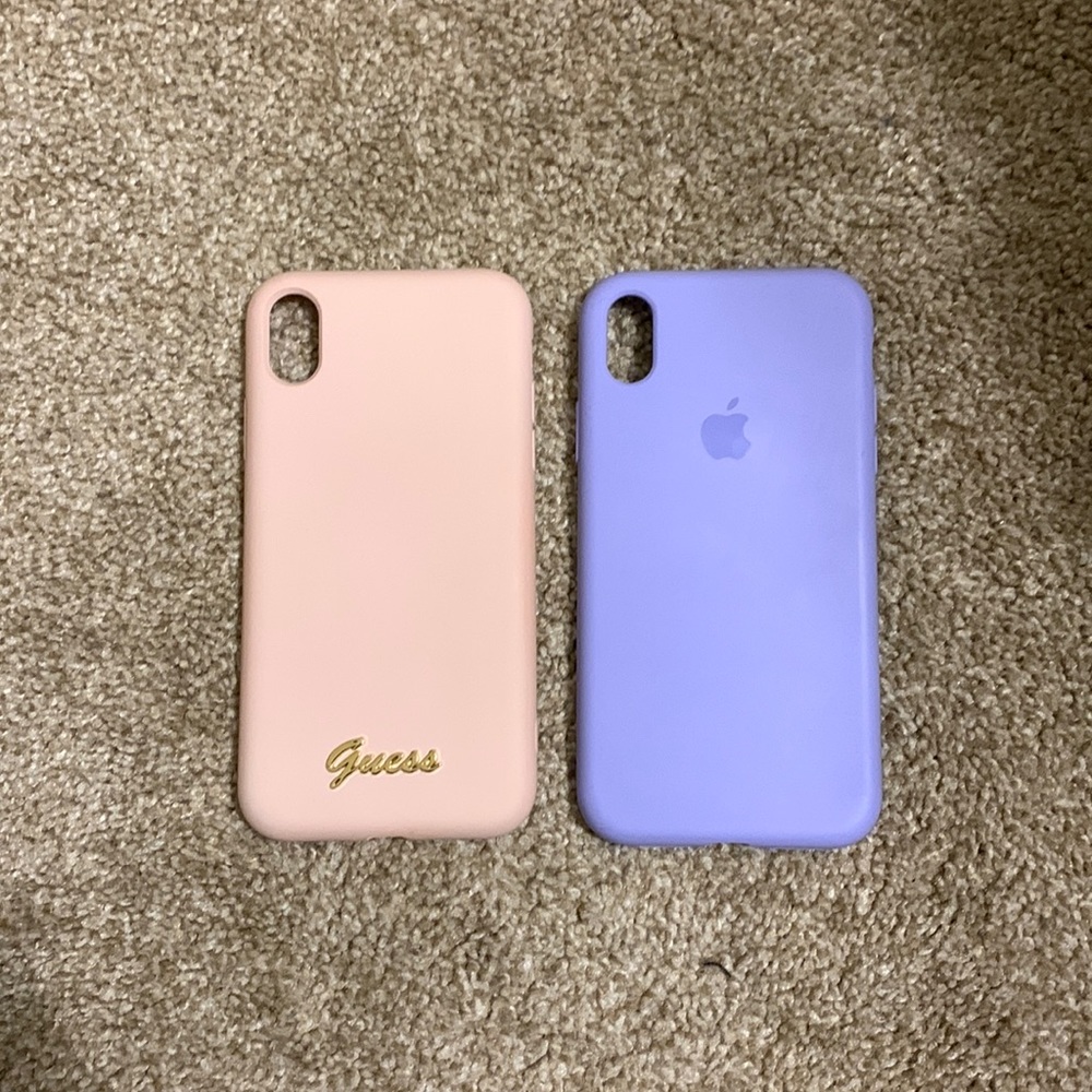 Pair of Silicon iPhone XR Cases